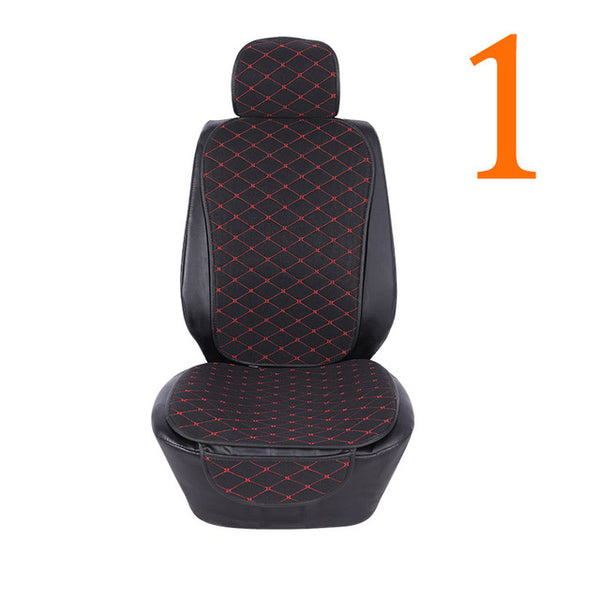 Car Seat Cover Protector Front Rear Back Seat Cushion Pad Mat with Backrest for Auto Automotive Interior Truck Suv or Van