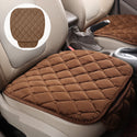 Plush Car Seat Cushion, Non Binding Anti Slip Rubber Bottom, Advanced Comfort Memory Foam, Driver Seat Backrest Cushion, Winter Seat Heating Pad