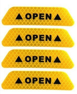 Buy yellow Car reflective stickers Tape Warning Safety Lighting Luminous Tapes